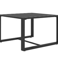 7-tlg. Garten-Lounge-Set mit Kissen Aluminium Anthrazit