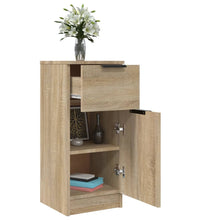 Sideboard Sonoma-Eiche 30x30x70 cm Holzwerkstoff