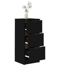 Sideboard Schwarz 30x30x70 cm Holzwerkstoff