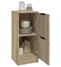 Sideboards 2 Stk. Sonoma-Eiche 30x30x70 cm Holzwerkstoff