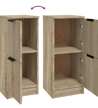 Sideboards 2 Stk. Sonoma-Eiche 30x30x70 cm Holzwerkstoff