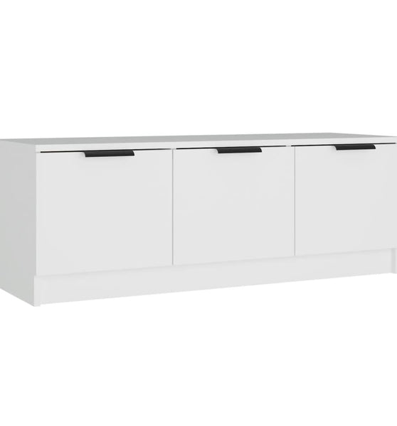 TV-Schrank Weiß 102x35x36,5 cm Holzwerkstoff