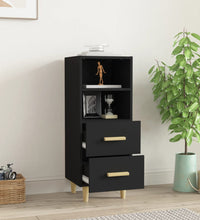 Sideboard Schwarz 34,5x34x90 cm Holzwerkstoff