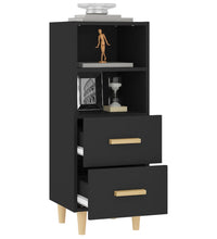 Sideboard Schwarz 34,5x34x90 cm Holzwerkstoff