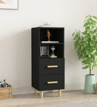 Sideboard Schwarz 34,5x34x90 cm Holzwerkstoff