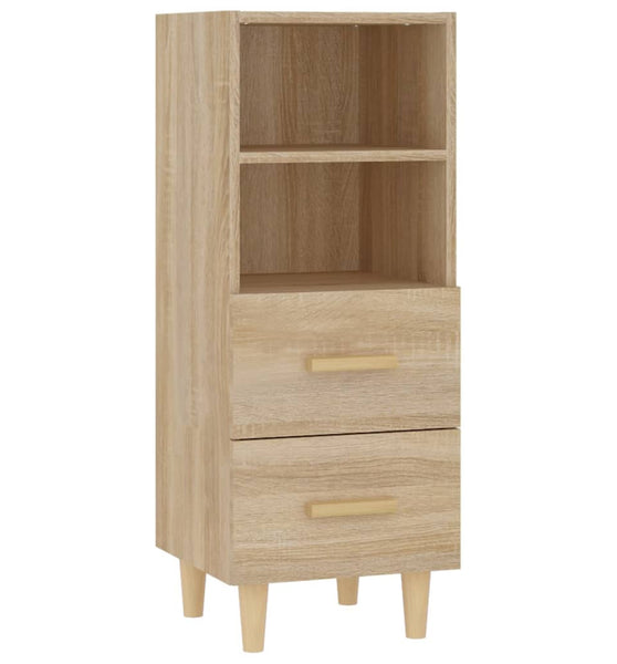 Sideboard Sonoma-Eiche 34,5x34x90 cm Holzwerkstoff