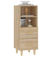 Sideboard Sonoma-Eiche 34,5x34x90 cm Holzwerkstoff