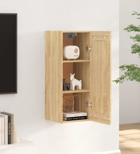 Wandschrank Sonoma-Eiche 35x34x90 cm Holzwerkstoff