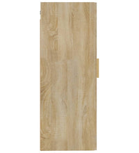 Wandschrank Sonoma-Eiche 35x34x90 cm Holzwerkstoff