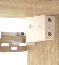 Wandschrank Sonoma-Eiche 35x34x90 cm Holzwerkstoff