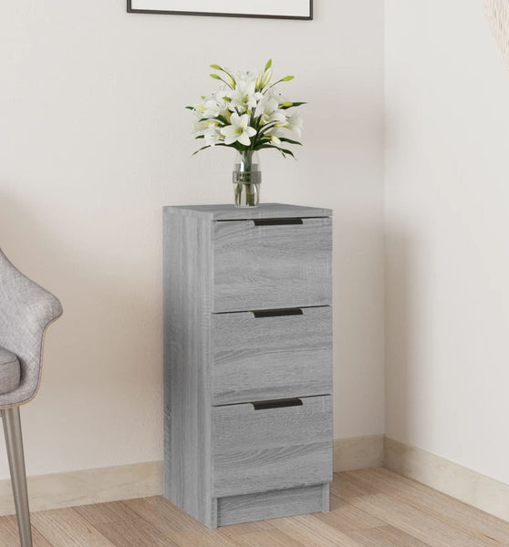 Sideboard Grau Sonoma 30x30x70 cm Holzwerkstoff