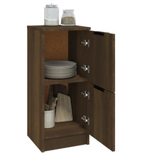 Sideboards 2 Stk. Braun Eichen-Optik 30x30x70 cm Holzwerkstoff