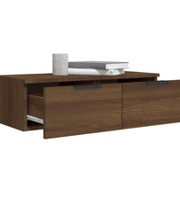 Wandschrank Braun Eichen-Optik 68x30x20 cm Holzwerkstoff