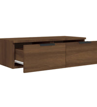 Wandschrank Braun Eichen-Optik 68x30x20 cm Holzwerkstoff