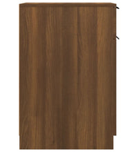 Schreibtischschrank Braun Eichen-Optik 33,5x50x75 cm