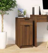 Schreibtischschrank Braun Eichen-Optik 33,5x50x75 cm