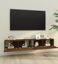 TV-Wandschränke 2 Stk. Eichen-Optik 100x30x30 cm Holzwerkstoff