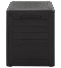 Gartentruhe Braun 58,5x46x55 cm Polypropylen