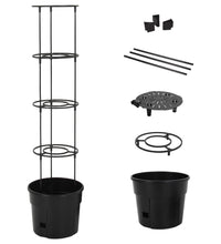 Tomatentopf Anthrazit Ø29,5x115 cm Polypropylen