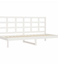 Tagesbett ohne Matratze Weiß 90x200 cm Massivholz Kiefer