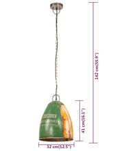 Hängelampe Industrie-Stil 25 W Mehrfarbig Rund 32 cm E27