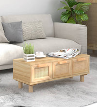 Couchtisch Braun 80x40x30 cm Holzwerkstoff & Massivholz Kiefer