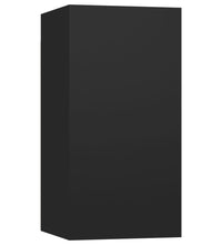 6-tlg. TV-Schrank-Set Schwarz Holzwerkstoff