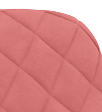 Esszimmerstühle 2 Stk. Rosa Samt
