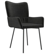 Esszimmerstühle 2 Stk. Schwarz Samt