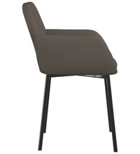 Esszimmerstühle 2 Stk. Dunkelgrau Samt