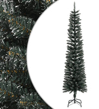 Künstlicher Weihnachtsbaum mit Ständer Schlank Grün 240 cm PVC