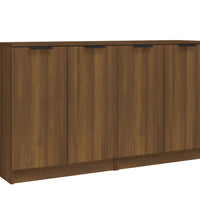 Sideboards 2 Stk. Braun Eichen-Optik 60x30x70 cm Holzwerkstoff