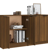 Sideboards 2 Stk. Braun Eichen-Optik 60x30x70 cm Holzwerkstoff