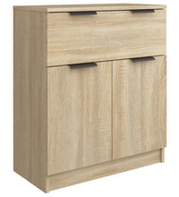 3-tlg. Sideboard Sonoma Eiche-Optik Holzwerkstoff