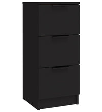 Sideboards 3 Stk. Schwarz Holzwerkstoff