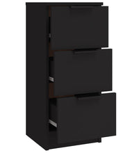 Sideboards 3 Stk. Schwarz Holzwerkstoff