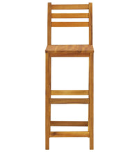 5-tlg. Gartenbar-Set Massivholz Akazie