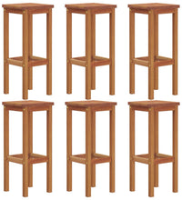 7-tlg. Gartenbar-Set Massivholz Akazie