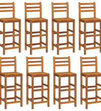 9-tlg. Gartenbar-Set Massivholz Akazie