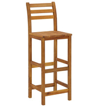 9-tlg. Gartenbar-Set Massivholz Akazie