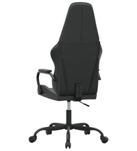 Gaming-Stuhl mit Massagefunktion Grau und Schwarz Kunstleder