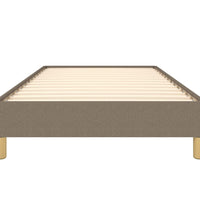 Bettgestell ohne Matratze Taupe 90x190 cm Stoff