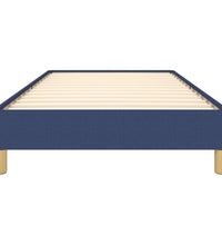 Bettgestell ohne Matratze Blau 90x190 cm Stoff