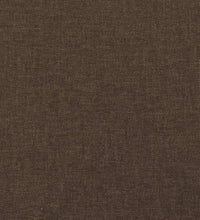 Bettgestell ohne Matratze Dunkelbraun 180x200 cm Stoff