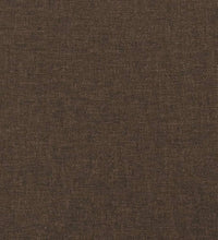 Bettgestell ohne Matratze Dunkelbraun 120x200 cm Stoff