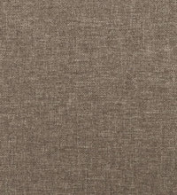 Bettgestell ohne Matratze Taupe 120x200 cm Stoff
