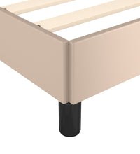 Bettgestell mit Kopfteil ohne Matratze Cappuccino 140x200 cm