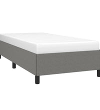 Bettgestell ohne Matratze Dunkelgrau 90x190 cm Einzelstoff