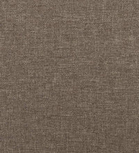 Sitzbank Taupe 70x35x41 cm Stoff