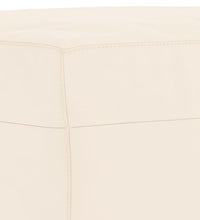 Sitzbank Creme 100x35x41 cm Samt